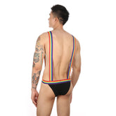 Rainbow Pride Suspender Underwear Outfit